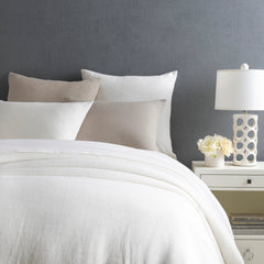 Stone Washed Linen White duvet cover