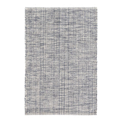 Marled Indigo Handwoven Cotton Rug