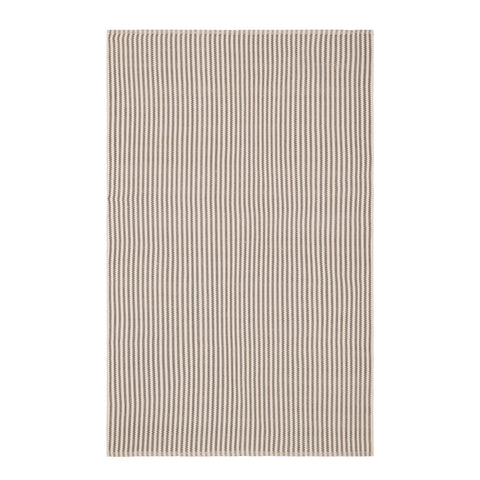 Pinstripe Grey/Ivory Handwoven Indoor/Outdoor Rug