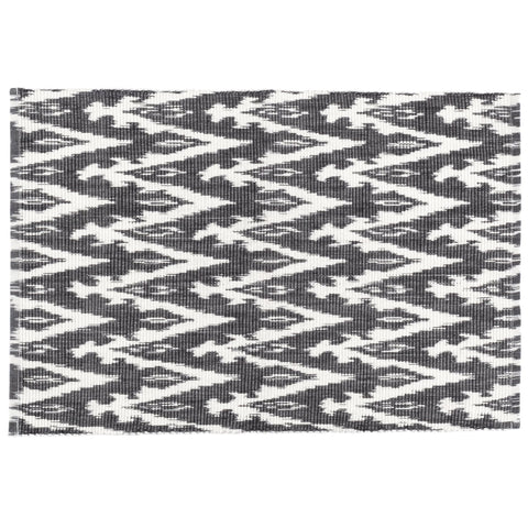 Ikat Woven Black Placemat Set of 4