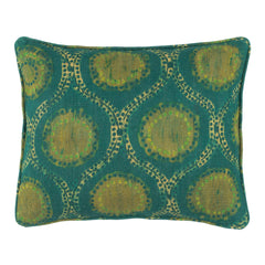 Willowleaf Linen Green Decorative Pillow Cover