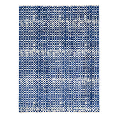 Argo Navy Hand Knotted Wool Rug