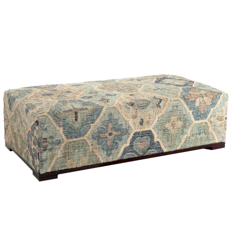 Pali Blue Rug Bench