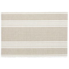 Bistro Stripe Platinum Placemat Set of 4