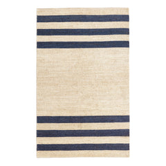 Ipswich Blue Handwoven Jute Rug