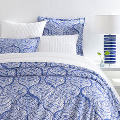 Flora Blue Duvet Cover