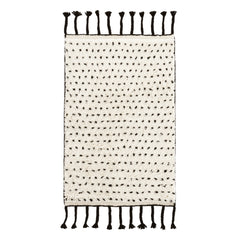 Speck Black Hand Knotted Wool Rug