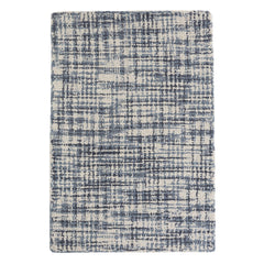 Olio Blue Hand Hooked Wool Rug