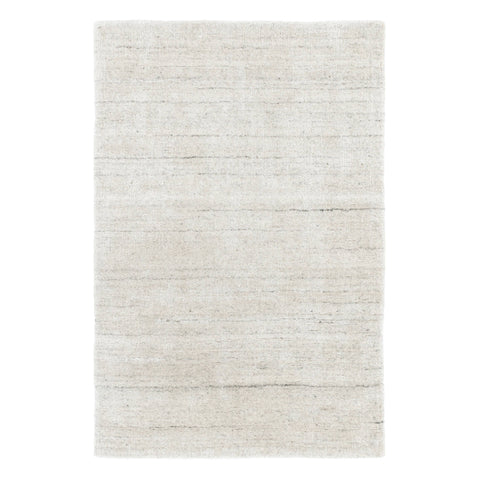 Icelandia White Hand Knotted Viscose Rug