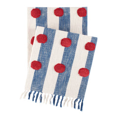 Helmsman Dot Blue Throw