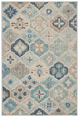 Pali Machine Washable Rug | Blue
