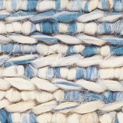 Avril French Blue Handwoven Jute Rug Swatch