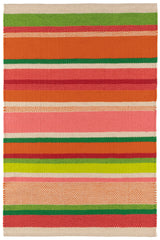 Seed Stitch Stripe Handwoven Indoor/Outdoor Rug | Spring