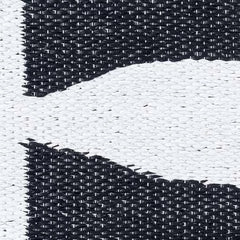 Circuit Black Handwoven Indoor/Outdoor Rug Swatch