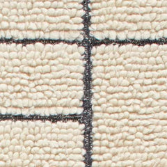 Cowan Ivory/Grey Hand Tufted Wool Rug Swatch