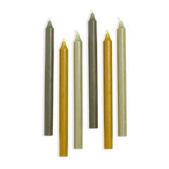 Evergreen Palette Taper Candles