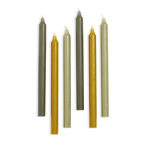 Evergreen Palette Taper Candles