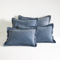 Hawley Indigo Matelasse Sham