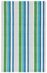 Always Greener Handwoven Indoor/Outdoor Rug | Cobalt/Green