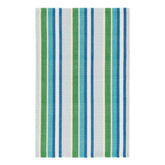 Always Greener Cobalt/Green Handwoven Indoor/Outdoor Rug