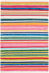 Bright Stripe Handwoven Indoor/Outdoor Rug | Multi