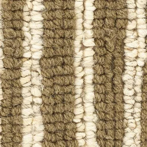 Calder Stripe Kelp Handwoven Jute Rug Swatch