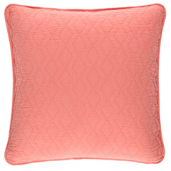 Birdie Coral Quilted Sham