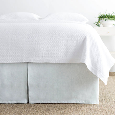 Lush Linen Sky Bed Skirt