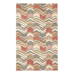 Zig Zag Hand Micro Hooked Wool Rug