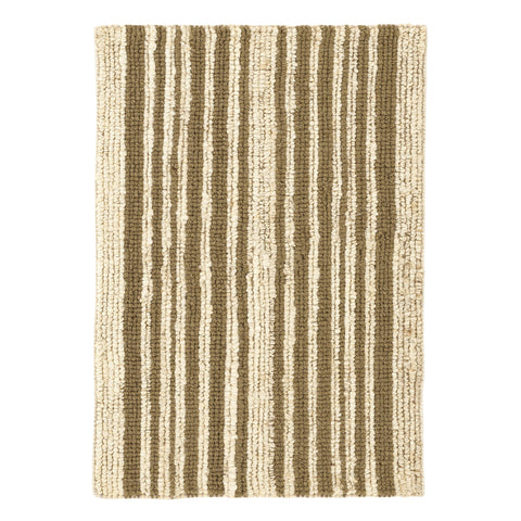 Calder Stripe Kelp Handwoven Jute Rug