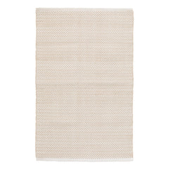 Herringbone Linen/White Handwoven Indoor/Outdoor Rug