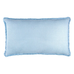 Bubble Soft Blue Matelasse Decorative Pillow Cover