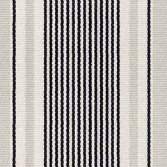 Gunner Stripe Grey Machine Washable Rug Swatch