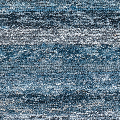 Denim Chindi Blue Hand Hooked Cotton Rug Swatch