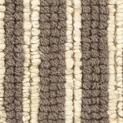 Calder Stripe Grey Handwoven Jute Rug Swatch