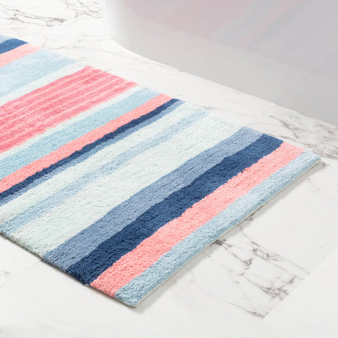 Aruba Stripe Bath Rug