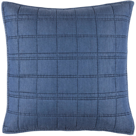 Atlas Denim Quilted Sham