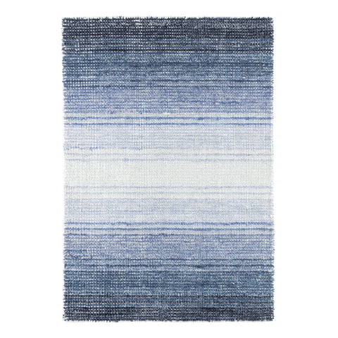 Pandora Blue Hand Loom Knotted Rug