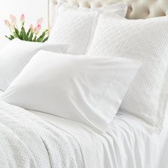 Lia White Fitted Sheet