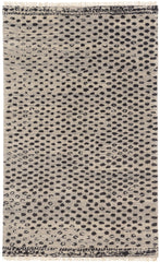Hugo Hand Knotted Wool Rug | Black