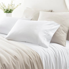 Duchess Sateen White Fitted Sheet