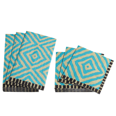 Arrows Teal Napkin