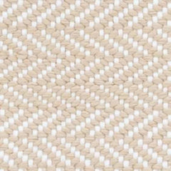 Herringbone Linen/White Handwoven Indoor/Outdoor Rug Swatch