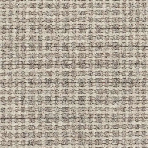 Checkers Grey Woven Wool Custom Rug Swatch With Attached Rug Pad