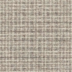 Checkers Grey Woven Wool Custom Rug Swatch With Attached Rug Pad