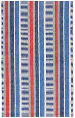 Always Greener Handwoven Indoor/Outdoor Rug | Blue/Red