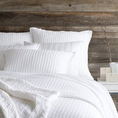 Boyfriend White matelasse coverlet