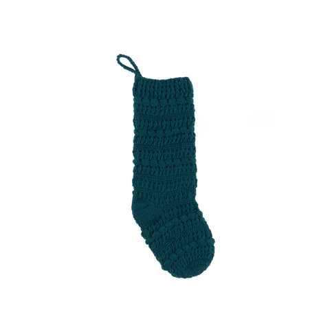 Spruce Wool Knit Stocking