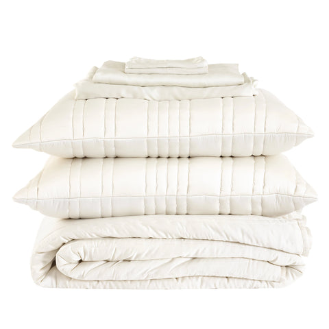 Blissful Bamboo Pearl Core Bedding Bundle