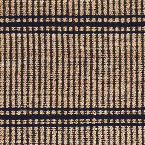 Arbor Navy Handwoven Jute Rug Swatch